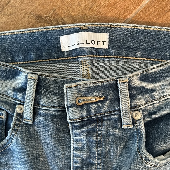 Loft The Kick Crop Jeans - Picture 3 of 8